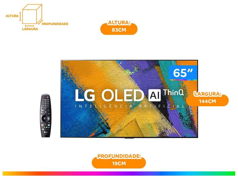 Smart TV Ultra HD 4K OLED 65” LG OLED65GXPSA - Wi-Fi Bluetooth